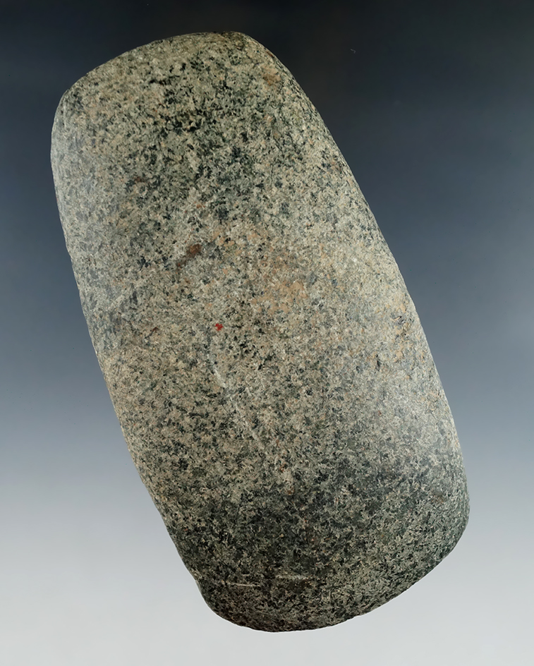 5 1/8" Hardstone Celt with nice polish to bit, in excellent condition, found in Ohio.