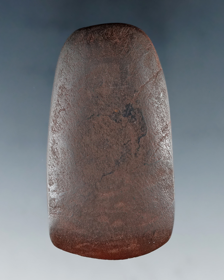 Well patinated and nicely styled 2 3/4" Hematite Celt from Ohio.