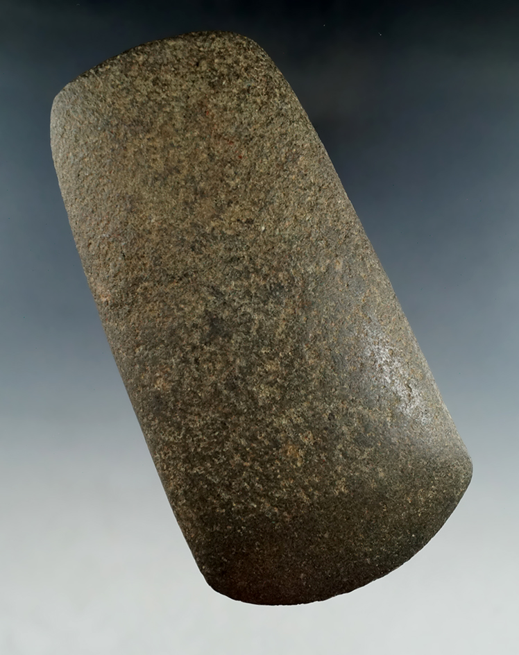5 1/2" Hardstone Celt with nice polish to bit, found in Darke Co., Ohio.  Ex. Dick Putterbaugh.