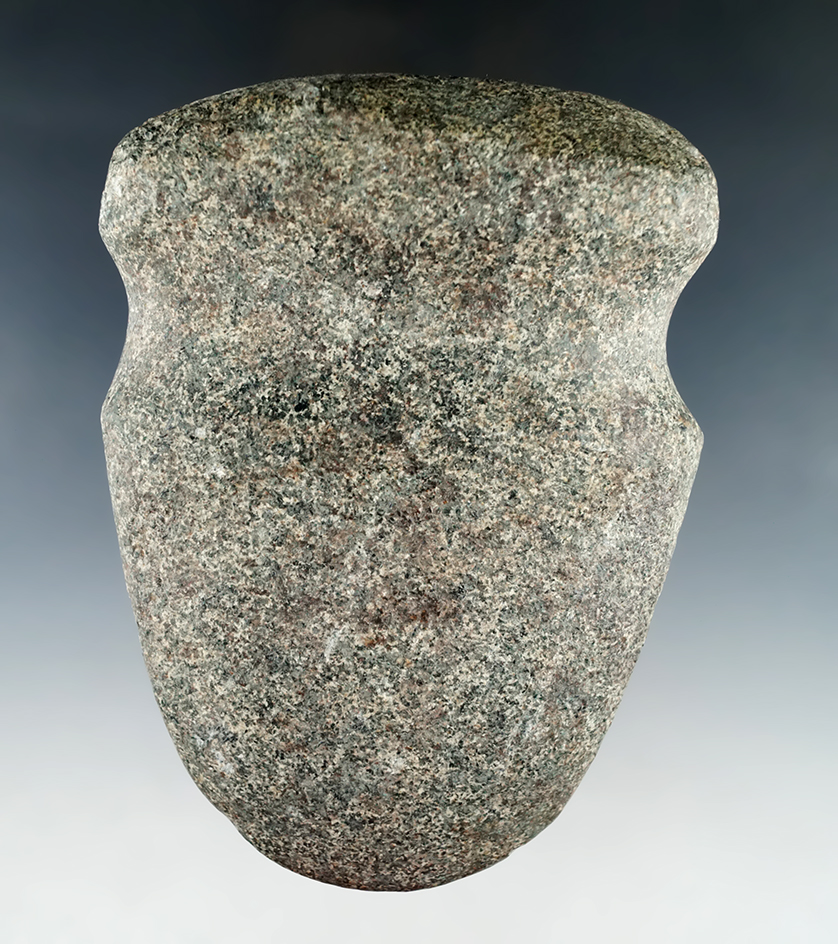 5" Full Groove Hardstone Axe found in Darke Co., Ohio.  Ex. Katzenburger.