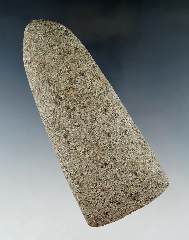 5 1/2" Hardstone Celt found in Clark Co., Ohio, in very nice condition.