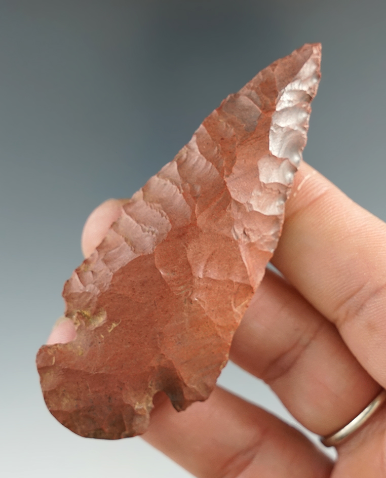 3" Jasper Dovetail found in Tennessee.