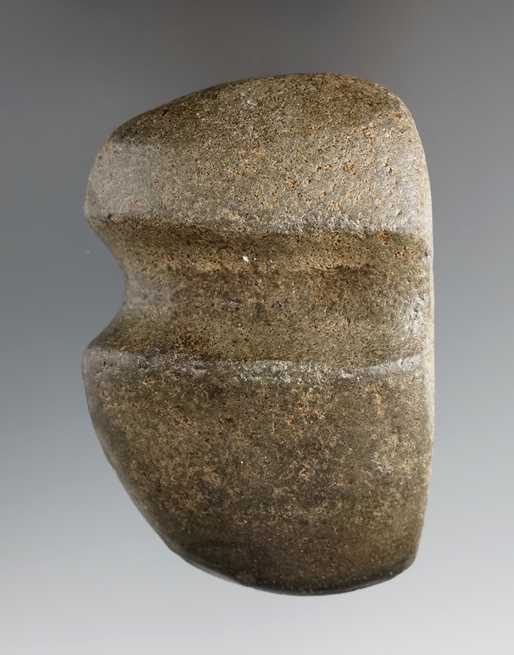 3 5/16" well styled full grooved Axe found in Ohio.