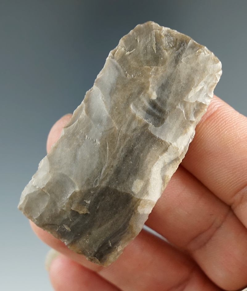 2 1/16" Paleo square knife found in Missouri.