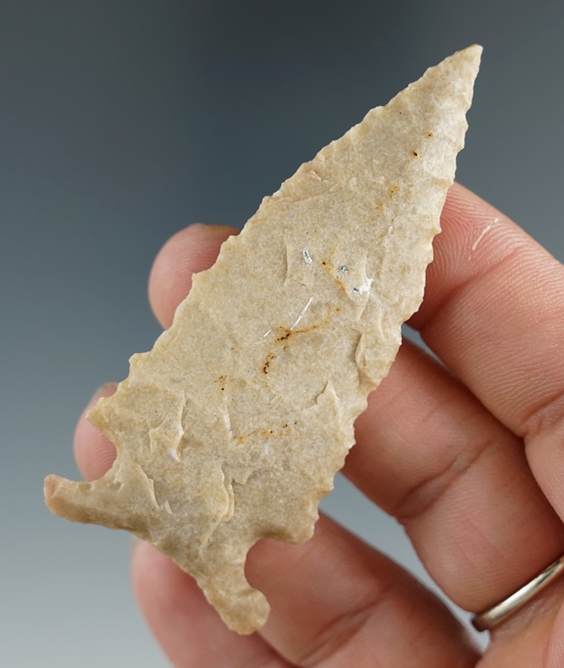 2 3/4" beautifully styled Sidenotch found in Uvalde County Texas.