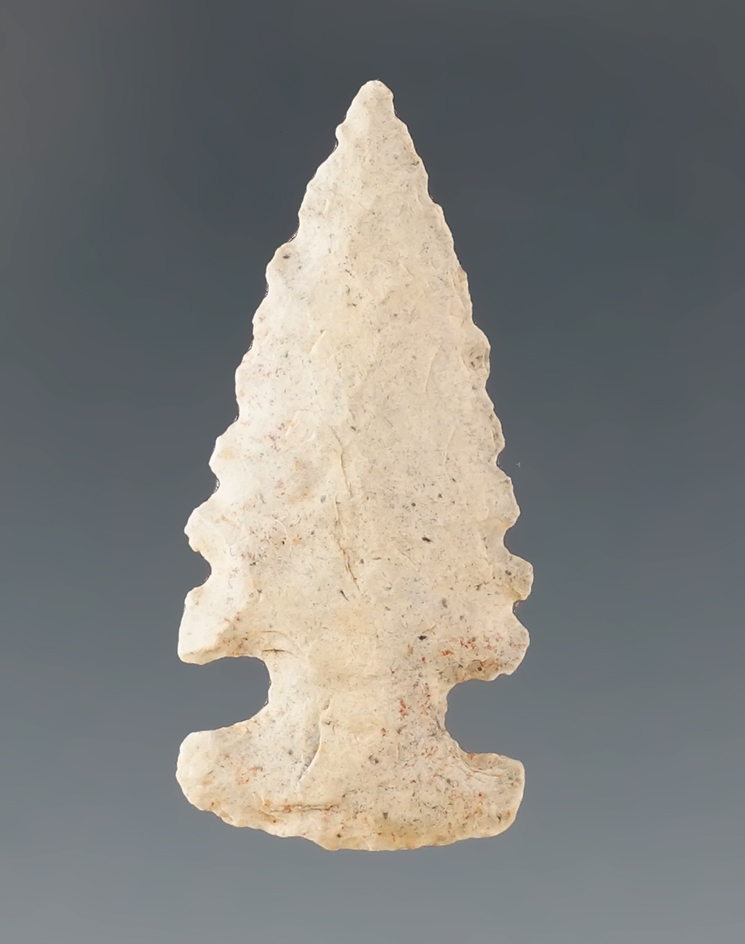 1 3/16" Scallorn found in Maverick Co., Texas. Comes with a Rogers COA.