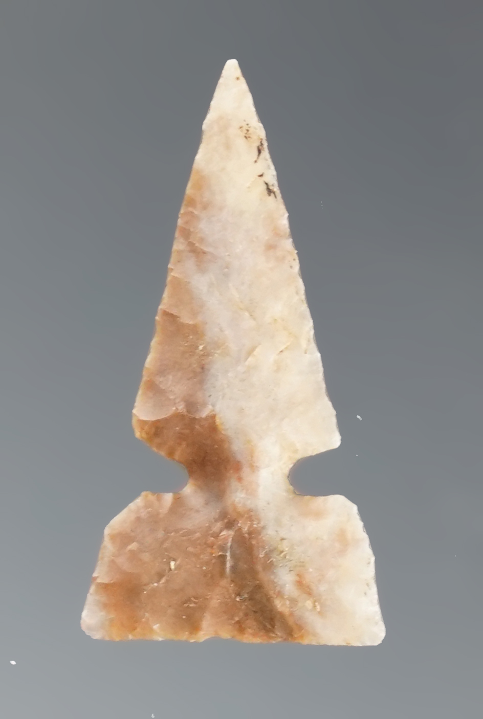 1" Washita made from Alibates Flint, found in Texas.