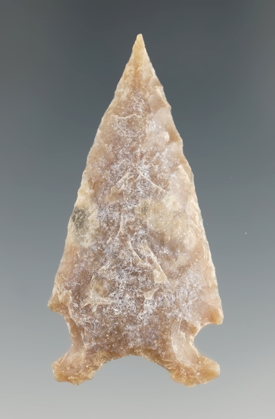 2 1/8" Frio point with a needle tip found in Texas.