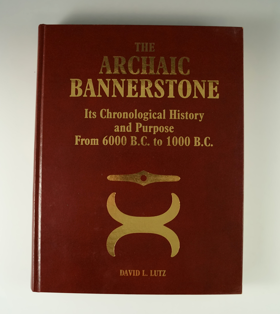 Hardcover book: The Archaic Bannerstone by David L. Lutz