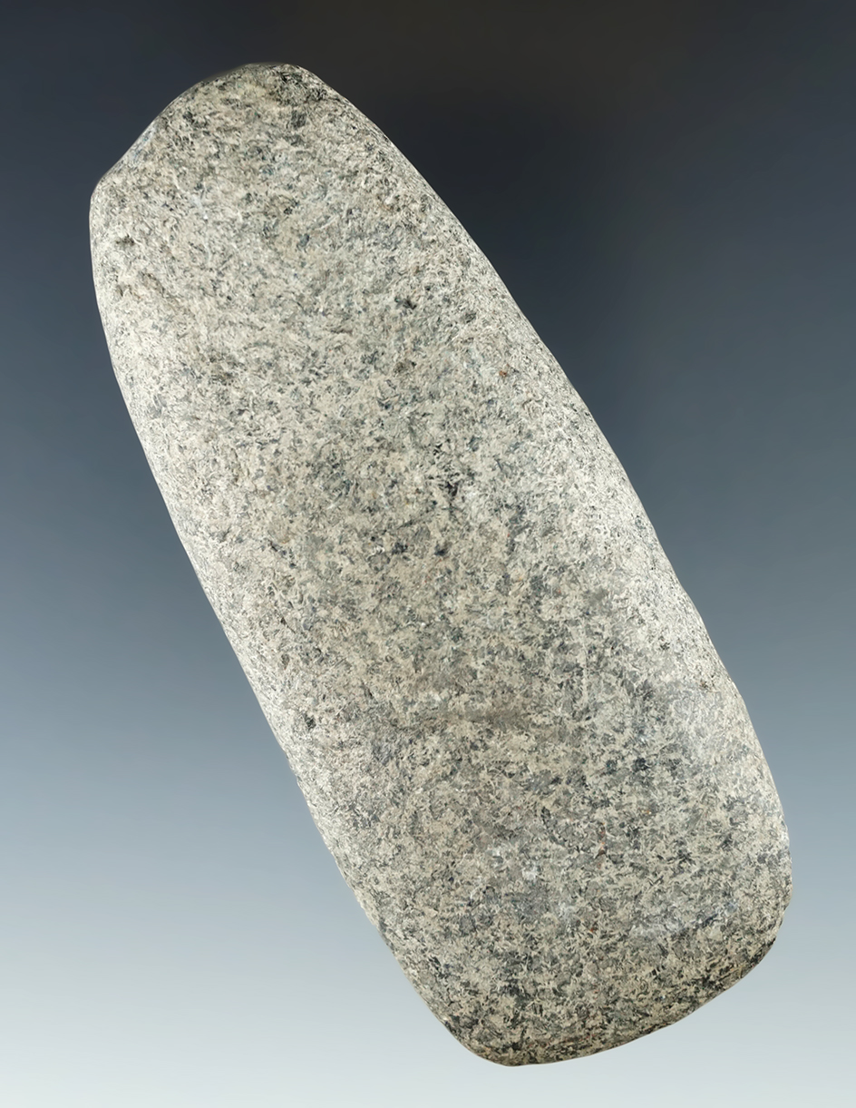 4 3/16" Hardstone Celt found in Richland County Ohio. Ex. Gordon Meuser collection.