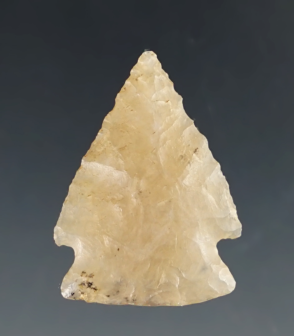 1" Plains Samantha point made from attractive semi-translucent Chalcedony. 