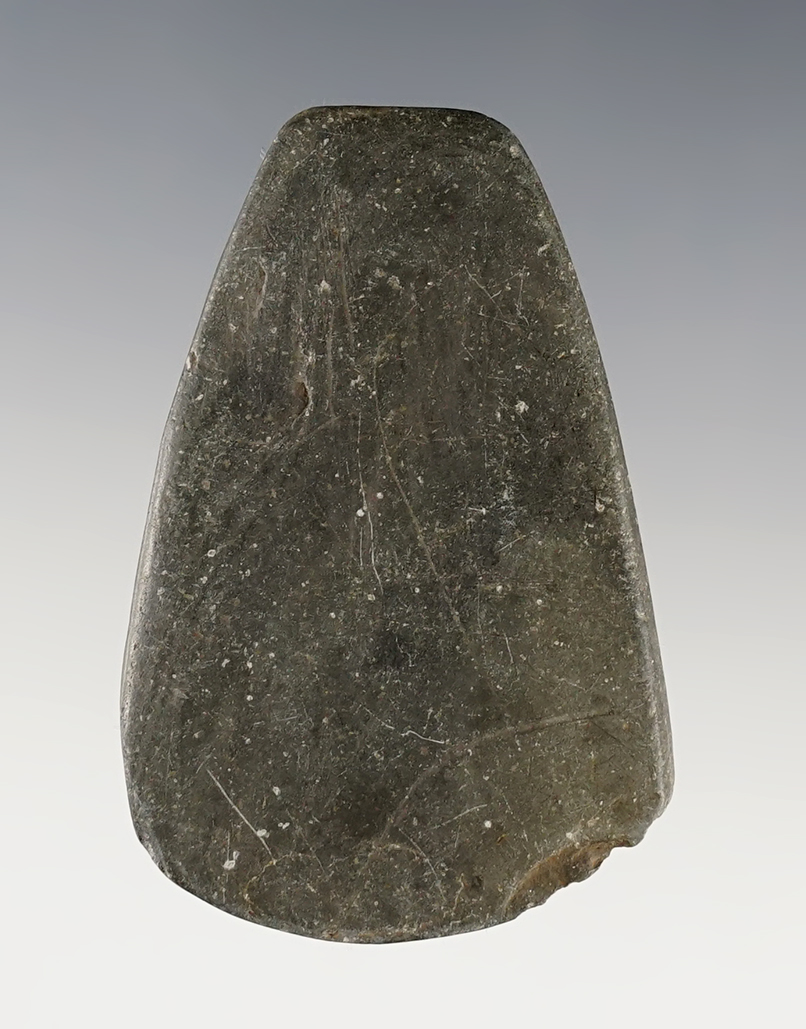 2 3/8" Undrilled Pendant found in the Ohio/Indiana area. Ex. Clark collection.