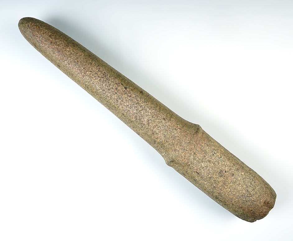 Exceptional 16 1/4" Northwest Coast Salmon Basher made from Hardstone. Found in Oregon.
